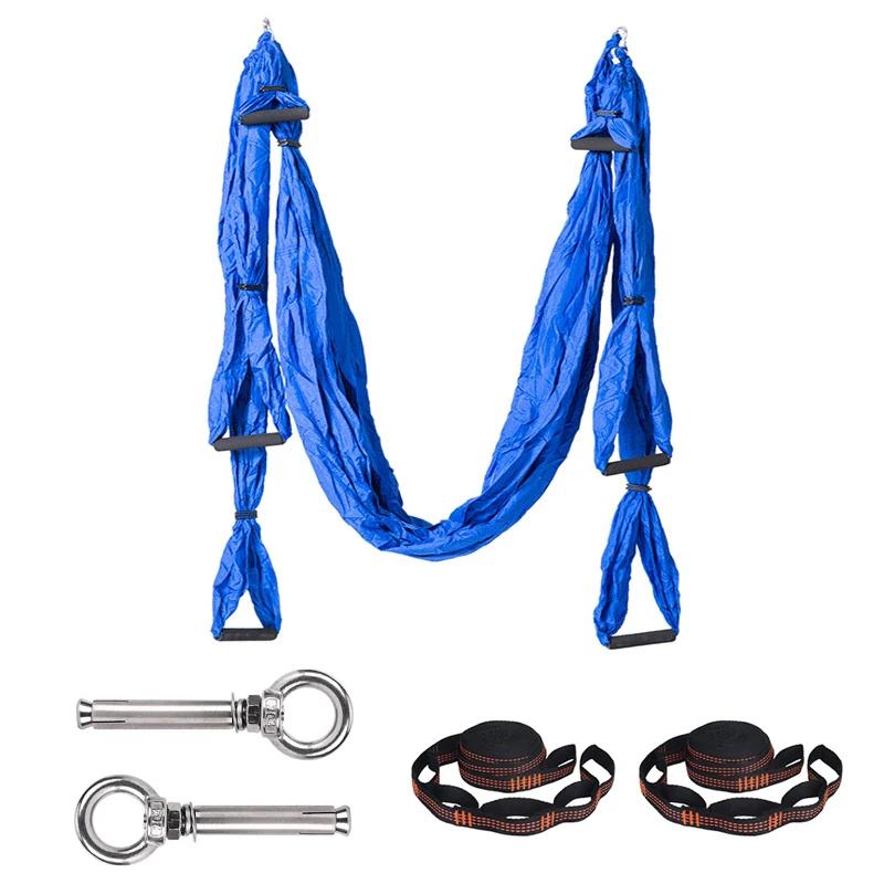 Yoga Swing Set for Home Outdoor Body Shaping Pilates Exercises Aerial Yoga Hammock Hanging Belt Inversion Trapeze
