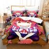 New Anime Girls The Demon Girl Next Door Bedding Set Single Twin Full Queen King Size Bed Set Adult Kid Bedroom Duvetcover Sets