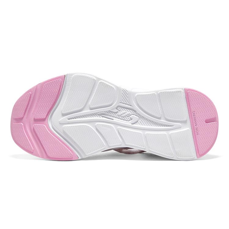 Skechers Модные Сандалии на Липучке Повседневные Для Улицы Бега Нескользящие Прочные Спортивные Сандалии Детские Сандалии Белый Розовый 319025L-PKW