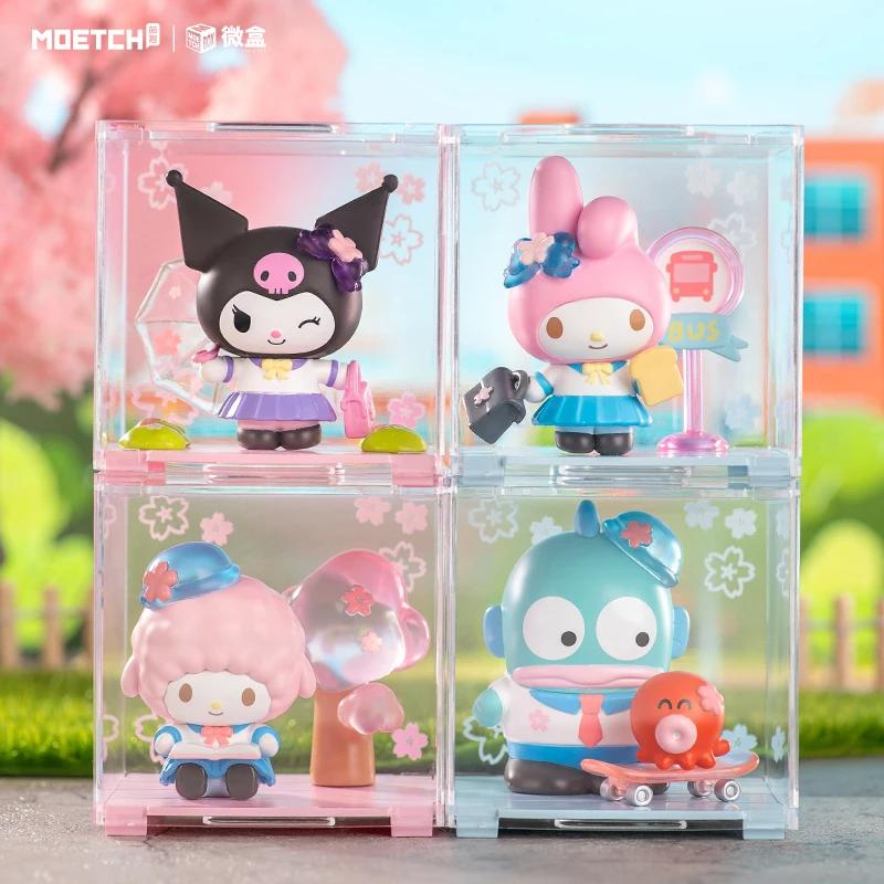 Sanrio Star Academy Micro Box Blind Box Collection Kuromi Pochacco Gifts Toy Model Anime Figures Collect Ornaments