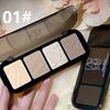 4 Colors Contour Palette, Highlighter, Shimmer, Matte Bronzer, Nose Shadow, Face Shading Powder Makeup Palette