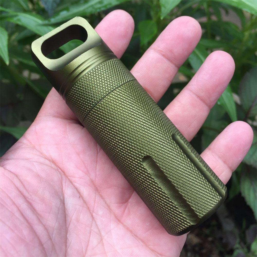Holder Storage Capsule Seal Bottles EDC Survival Kit Pill Airtight Case Waterproof Seal Bottle