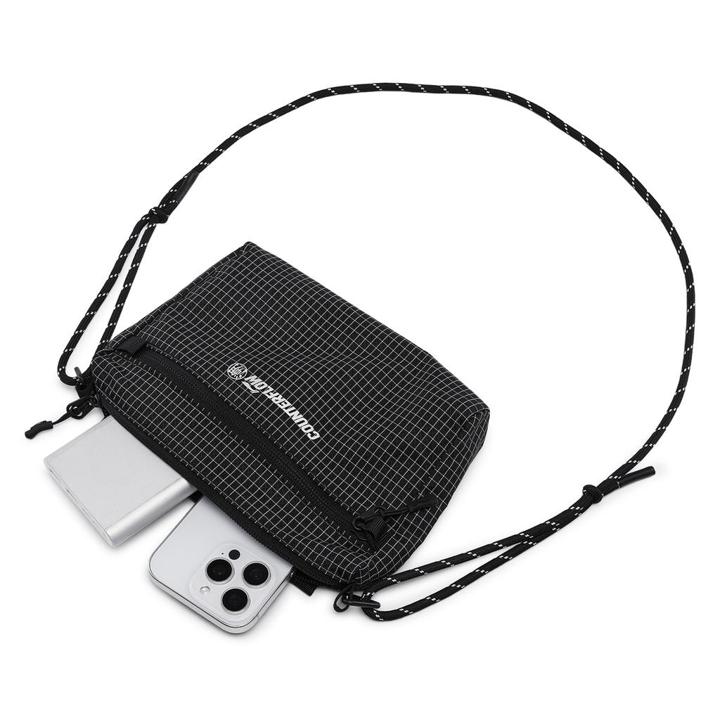 Li Ning Outdoor CF Tracing Nylon Crossbody Bags Unisex Black ABDW201-1