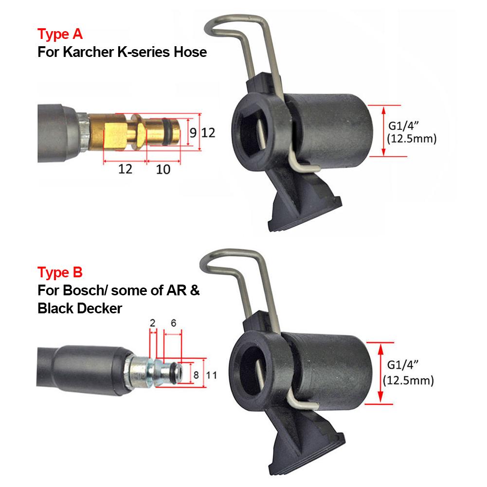 Коннектор шланга для мойки высокого давления для Karcher Bosche AR Black Decker Patriot Dawoo Nilfisk STIHL, шланг для очистки воды