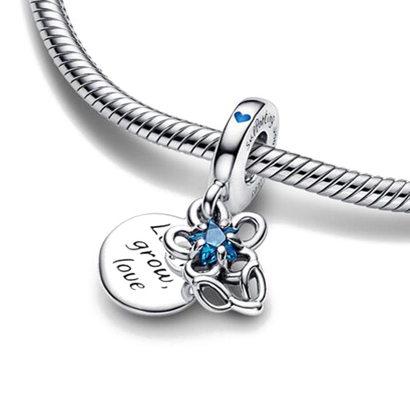 New Copper Butterfly Cactus Bee Honey Four-Leaf Clover Pendant Charm Bead Fit Original Bracelet Trinket Diy Women Jewelry