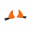 2Pcs Solid Color Devil Horn Hair Clips OX Horn Shape Duckbill Hair Clips New Hair Barrettes  Women