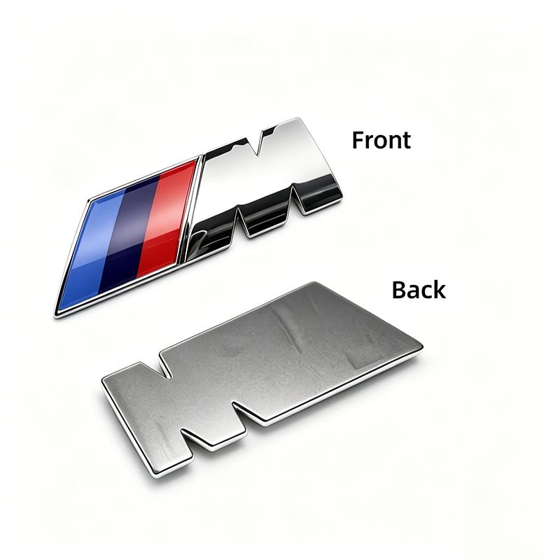 CTCE1 3D ABS/Metal Car Styling Front Grille Badge Emblem Accessory For BMW M E46 E90 E60 F30 F10 E39 E36 F20 G30 G20 E87 E92 E91 E30