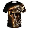Мужская футболка, летняя спортивная одежда, винтажные топы с 3D животными, мужская уличная одежда, футболки с рисунком тигра и волка