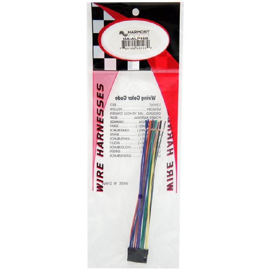 Alpine CDE-123 Aftermarket Stereo Radio Receiver Replacement Wire Harness Cable