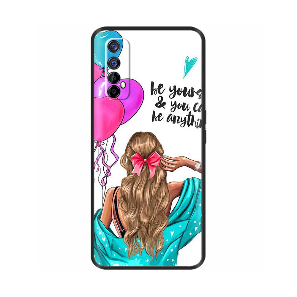 Чехол для OPPO Realme 7 realme7 RMX2155 7Pro Стильный Расписной Чехол Чехлы для Телефона Для OPPO Realme 7 Pro Fundas Coque Бампер