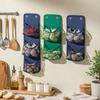 Space Saving Wall Mounted Basket No Drill Bathroom Organizer Mesh Storage Basket  Vegetable Fruit