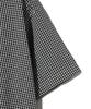 STANDARDERROR 87-Stan072 Classic Oversized Short Sleeve Gingham Check Shirt (B Type)