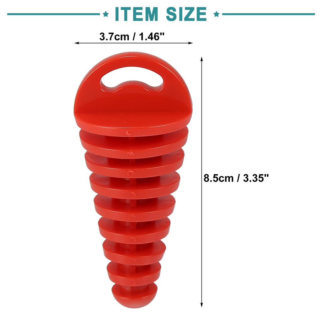 ACROPIX 15-38mm Exhaust Pipe Plug Muffler Exhaust Wash Plug - Set of 2