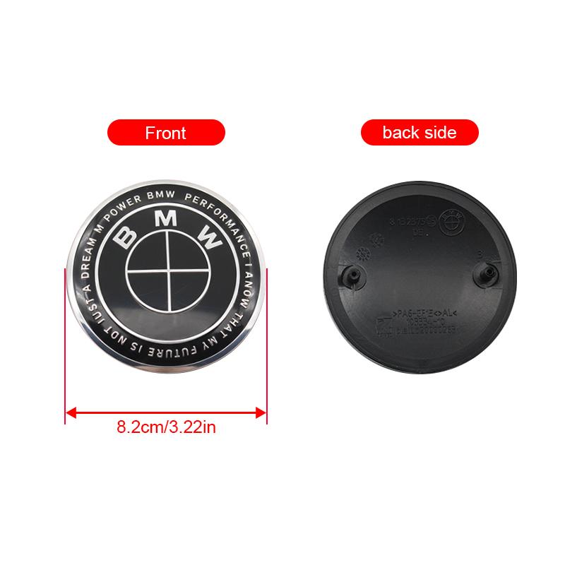 1/4/7Pcs Car Wheel Hub Center Cover Steering Wheel Center Sticker Auto Front Hood Trunk Logo For BMW M Logo X6 G01 E84 X1 X3 X2