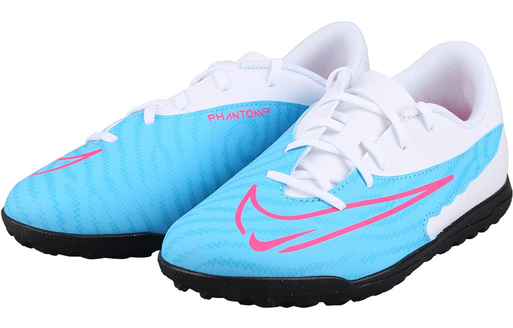 Nike Футбольные бутсы Phantom GX Academy CLUB TF для искусственного покрытия, удобные, с круглым носком, низкие, морская синь, детские DD9567-446