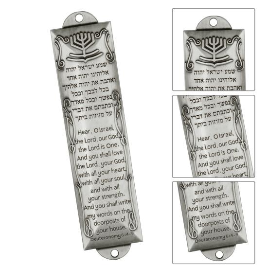 Дверная мезуза, нержавеющая, устойчивая к коррозии металлическая еврейская мезуза, налет, украшение для двери, окна, благословение, подарок