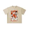 260 GSM Double Yarn 32 Count 100% Cotton Slam Dunk V3 Kaeda Print Unisex Heavy Cotton T Shirt