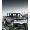 Масштаб 1/32 Пикап Toyota Hilux для бездорожья Литой металлический сплав Модель Серия «Звук и свет» Детская игрушка Детский подарок на день рождения