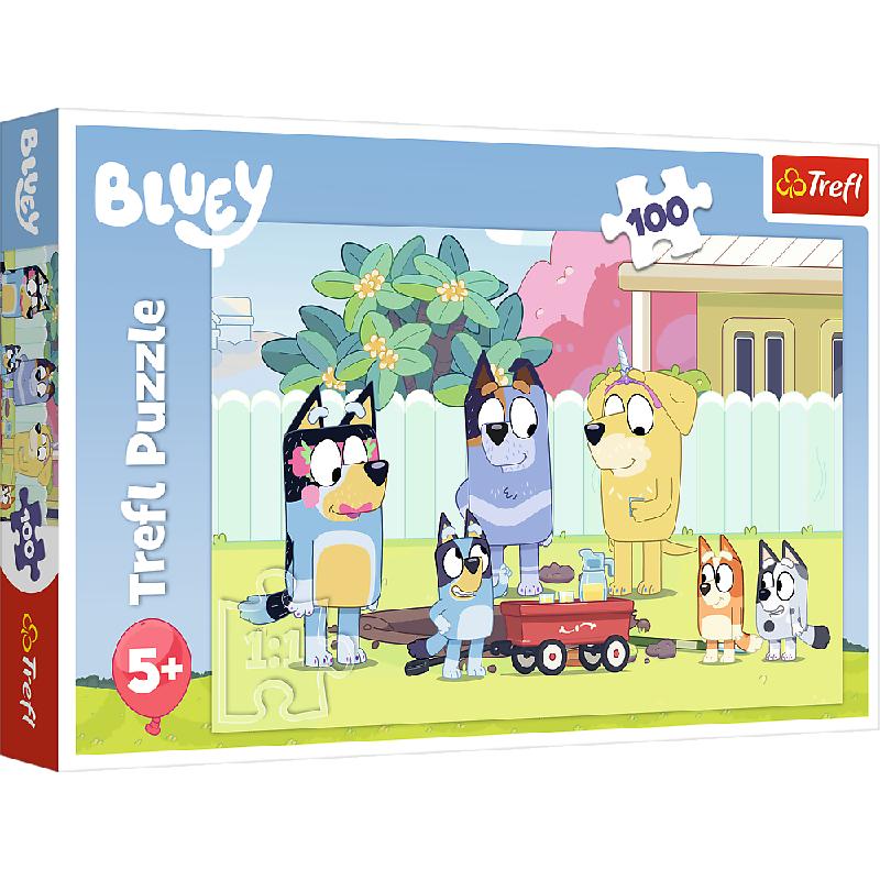 TREFL 16471 Puzzle 100 Bluey's Merry World
