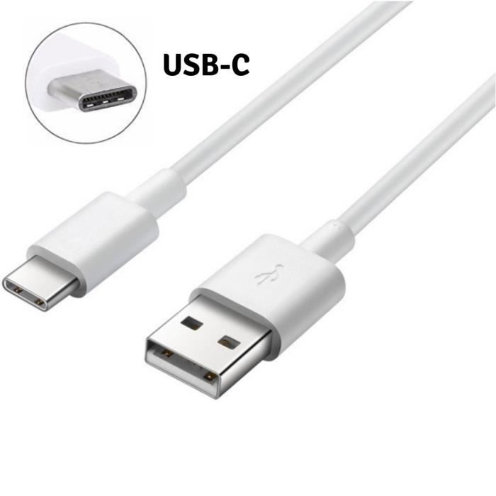 Câble USB-C et Chargeur Voiture - Phonillico® - Compatible Xiaomi - 1 Métre - Rose - Charge rapide