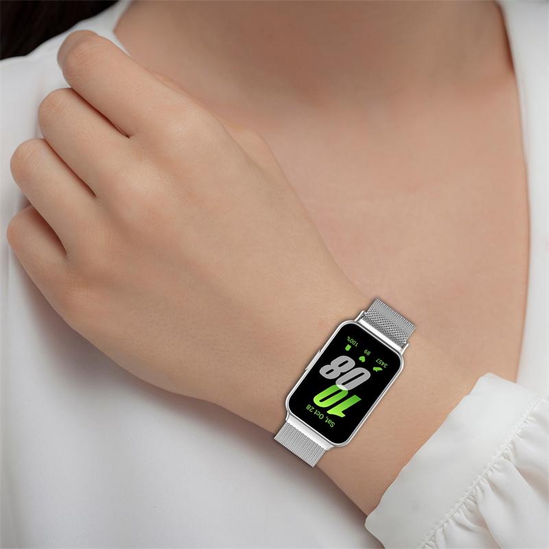 Металлический ремешок для Samsung Galaxy Fit 3 Браслет из нержавеющей стали Миланская петля для Samsung Fit 3 Браслет Аксессуары Correa