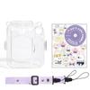 With Cute Sticker Travel Protective Shell for Fujifilm Instax Mini12 Camera Cover Protective Case