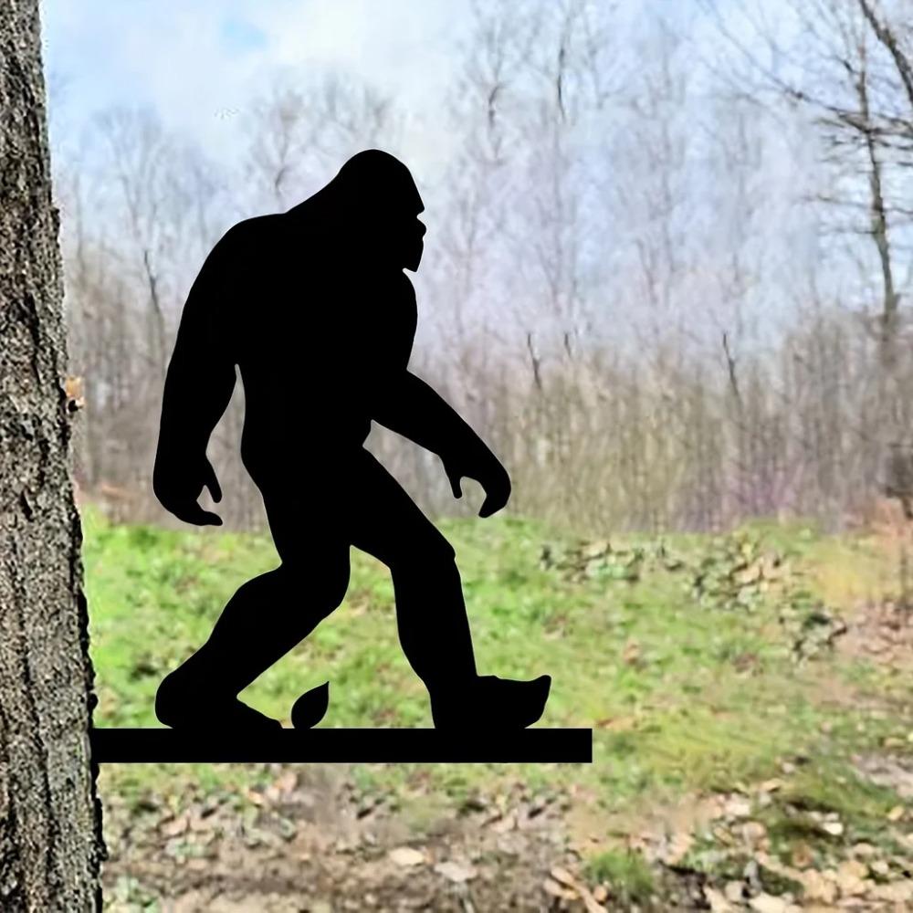 1 шт. Добавьте частичку природы в свой сад с помощью вставки в виде ветки гориллы из железа – уникальное настенное художественное украшение