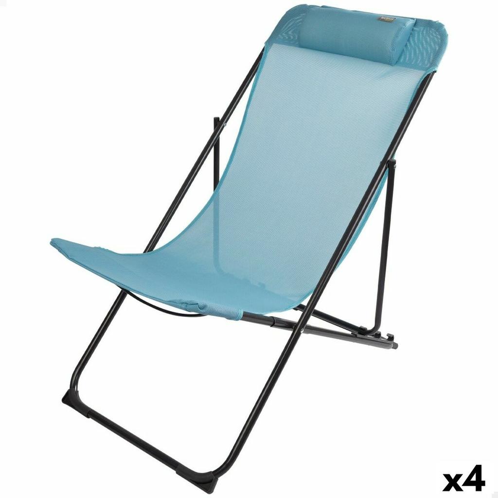 Aktive Folding Hammock Blue 52 X 87 X 77 Cm (4 Units)