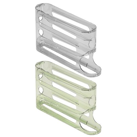 4-х уровневый держатель для яиц в холодильнике, автоматический дозатор для яиц для пищевых продуктов, большая емкость для хранения яиц в холодильнике