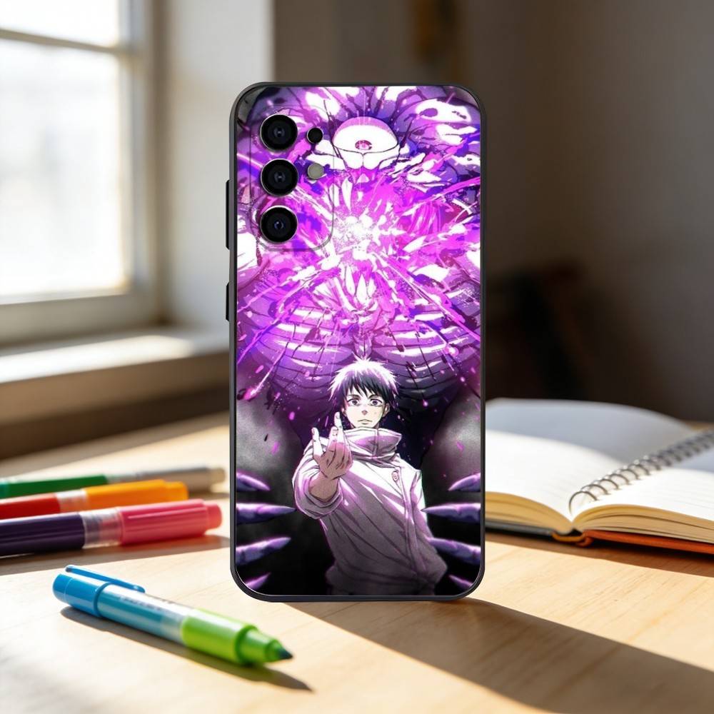 Оккотцу Юта Jujutsu K-Kaisen Чехол для телефона для Samsung S25,S24,S21,S22,S23,S30,Ultra,S20,Plus,Fe,Note,10,9,5G Черный Чехол