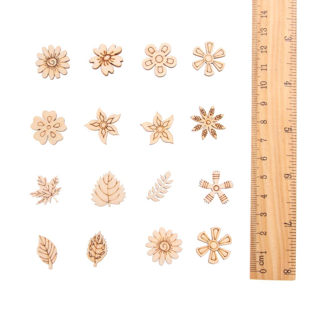 Kid Gift DIY Paint Doodle Educational Toy Wood Slice Scrapbooking Embellishments Wooden Decoration