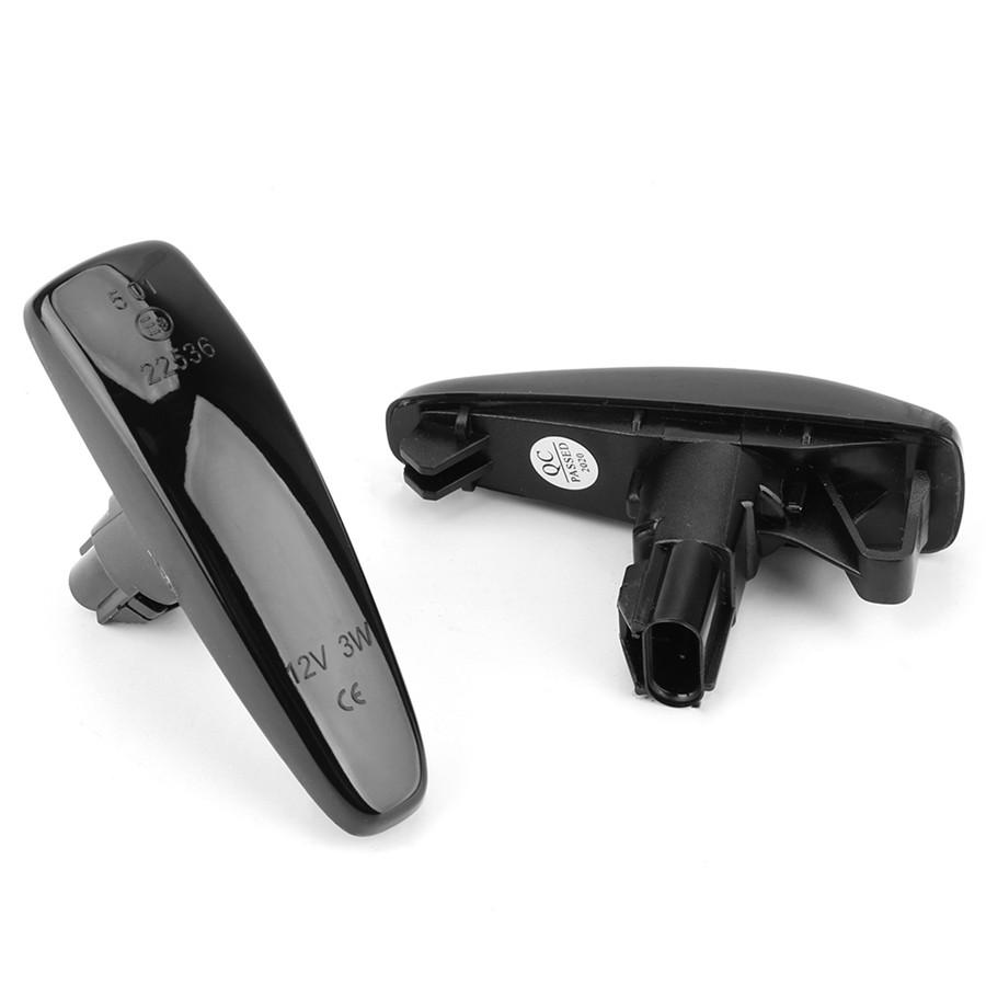 Для Mitsubishi Lancer 2x LED Боковой Динамический Бегущий Огонь Маркер Указатель Поворота