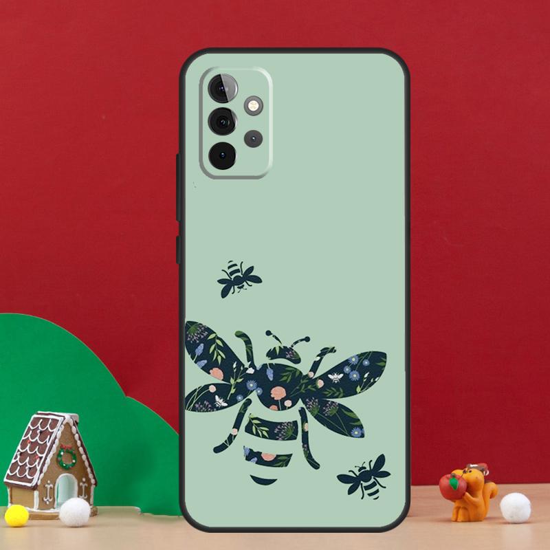 Bee Bumblebee Pattern Case For Samsung Galaxy A54 A06 A16 A26 A36 A56 A53 A32 A52 A33 A13 A55 A35 A15 A14 A34 A17