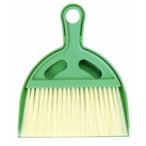 Azuma Industrial Table Broom, Compact Broom and Dustpan Set, for Cleaning Tabletop Crumbs and Food Spills, 17cm Wide Dustpan, AG710