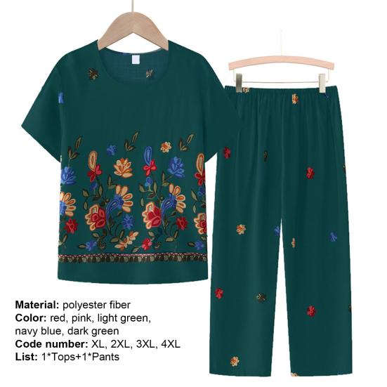 1 комплект, популярный эластичный пояс с короткими рукавами, дышащий тонкий комплект одежды для сна с короткими рукавами для дома, комплект одежды для сна