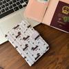 Pu Leather Passport Holder Cartoon Card Wallet Lovely Ticket Clamp Travel