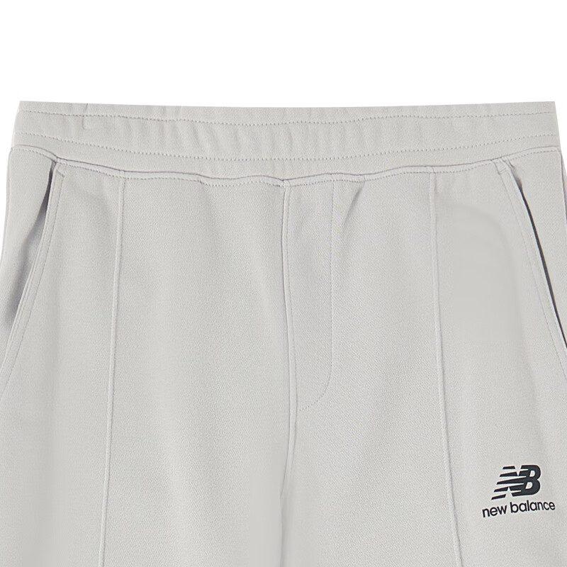 New Balance Мужские вязаные спортивные штаны Серые Умеренно зауженные Брюки AMP11313-OGR