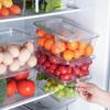 Контейнер для хранения свежих продуктов в холодильнике с крышкой для продуктов питания, фруктов, овощей и яиц