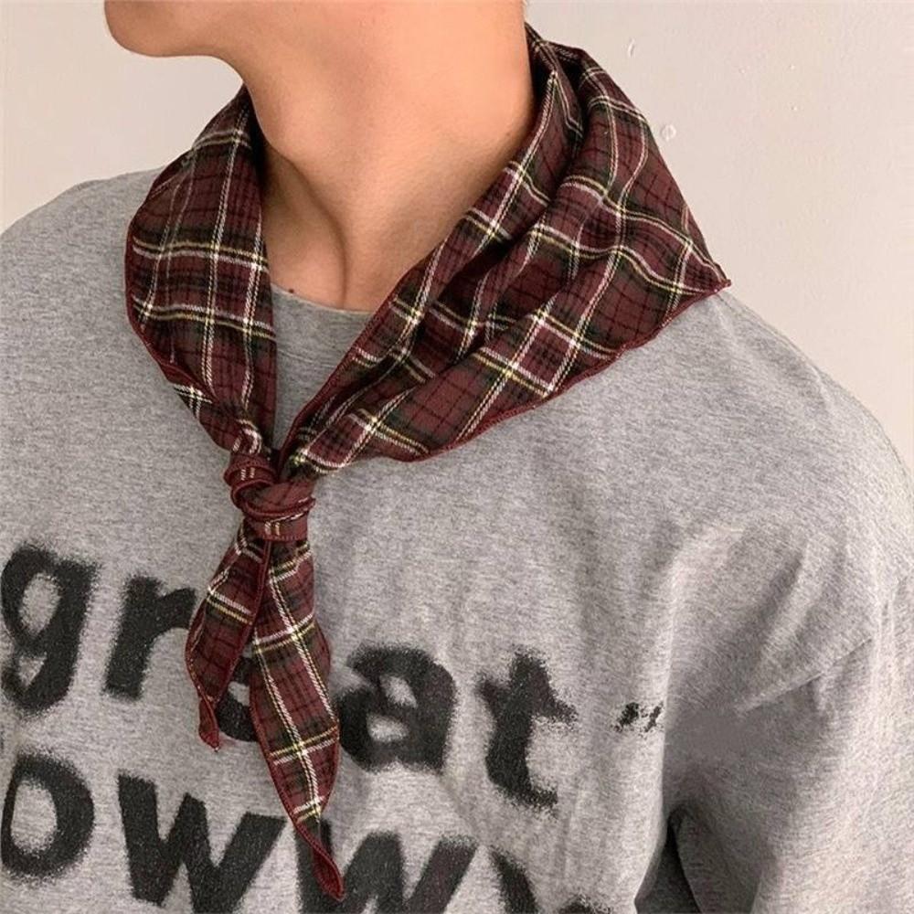 Simple Triangular Scarf Thermal Neck Warmer New Headscarf  for Women's Accessories