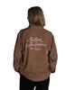 Schott BOWLING LS SHIRT, Мужская рубашка для боулинга с длинным рукавом, Размер S (050), Коричневый, 782-4220002