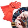 Red Electrician Insulating Gloves 5KV Work Safe Gloves Protective Insulation Mittens  Electrical