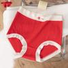 Large Size Panties Women's Briefs High Waist Underwear Red Panties