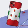 Чехол для телефона с флагом Бурунди для iPhone 16 Pro 15 Pro 11 12 13 14 Pro Max Mini XR 16e 15 16 Plus Защитный корпус