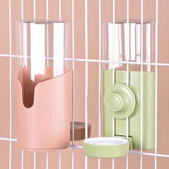 Кормушка для кроликов на 600 мл, большая емкость, подвесной автоматический фонтанчик для маленьких домашних животных