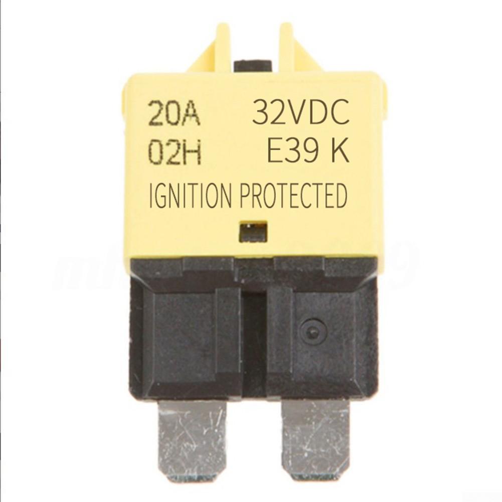 Автоматический выключатель 32 В/пост. тока, 5–30 А, 5,2 мм, лезвия, совместимые с блоками предохранителей типа ATC