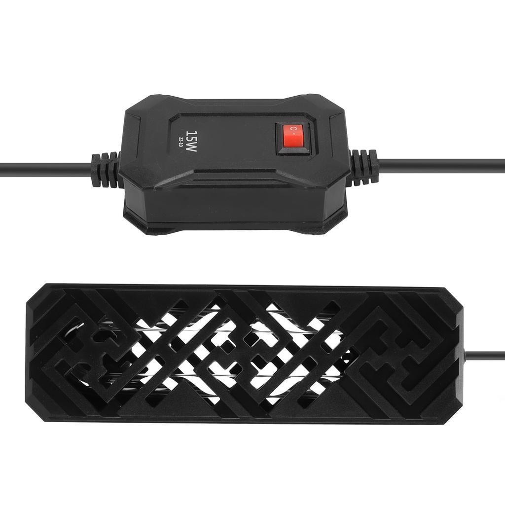 Аквариумный УФ-светильник с двойной кварцевой трубкой, безопасный, герметичный, быстроочищающий воду, лампа для очистки аквариума