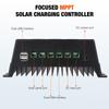 100A MPPT Solar Charge Controller 12V 24V 36V 48V Battery Charger Regulator 2 USB LCD Display Solar Battery Charger Controller