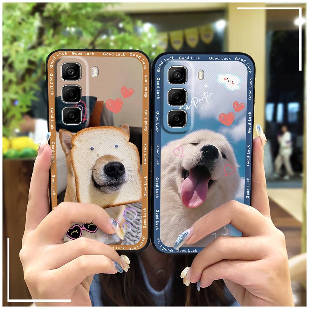 Чехол для телефона TPU с полной оберткой для Infinix Hot50 4G/X6882, мягкий, с милым мультяшным рисунком, прочный, модный дизайн, ударопрочный