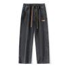 Vintage Washed Jeans Men's Drape Street Wide-leg Loose Straight Pants