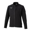 Mizuno Tech Shield Гибридная тренировочная и легкая для движения Куртка размера L, Ветрозащитная, Водоотталкивающая, Унисекс, Черная, (32MCD006)